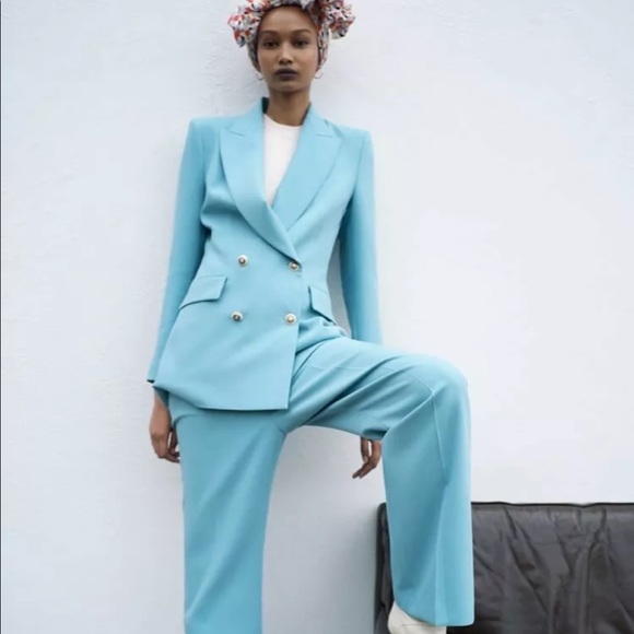 ISO Zara Blazer Aquamarine 2169/783 - Picture 1 of 2